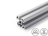 Aluminiumprofil 40x40L B-Typ Nut 10 (leicht), 1,5kg/m,...